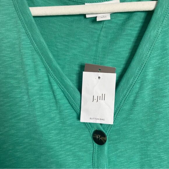 NWT J. Jill Cotton Tencel Summer Sleeveless Beach Dress Cover Up sz. LP #AP - Picture 5 of 12